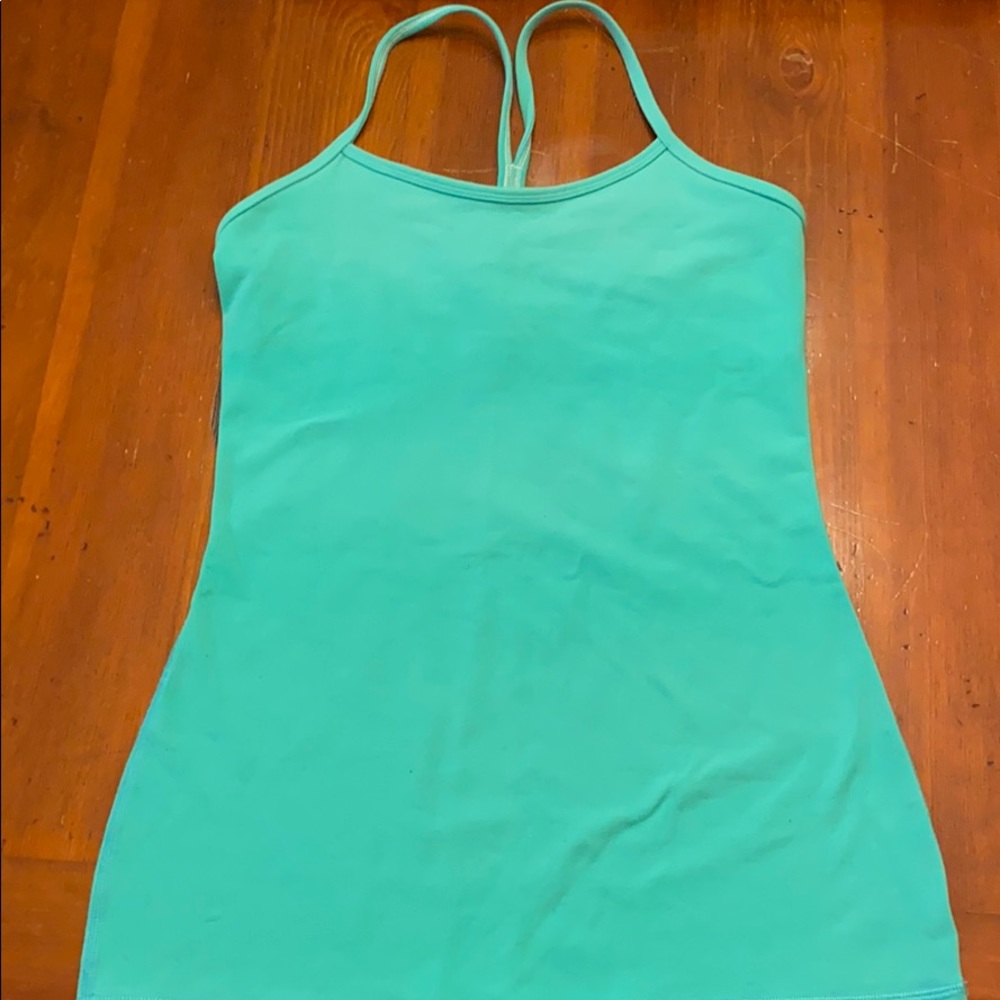 Lululemon Turquoise Racerback Tank